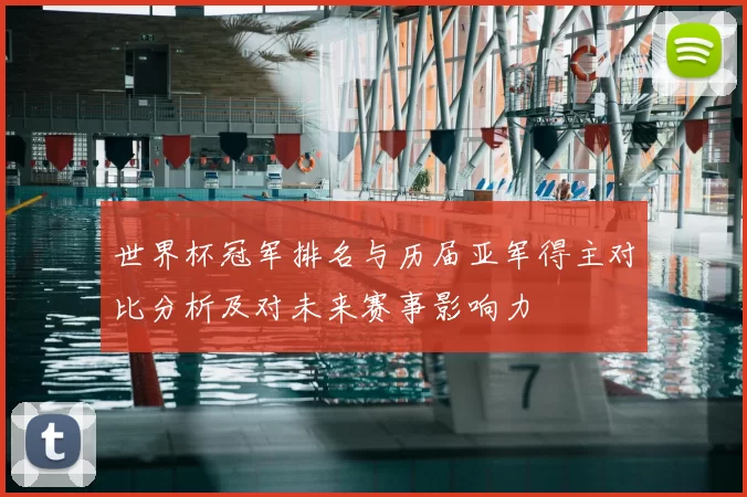 世界杯冠军排名与历届亚军得主对比分析及对未来赛事影响力